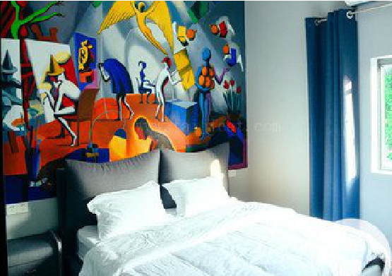 会同对于酒店的墙体彩绘而言更注重哪些方面？