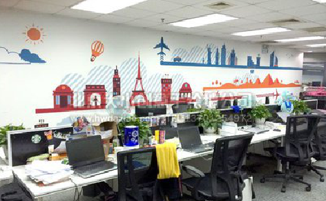 会同教你设计办公室墙绘的方法。